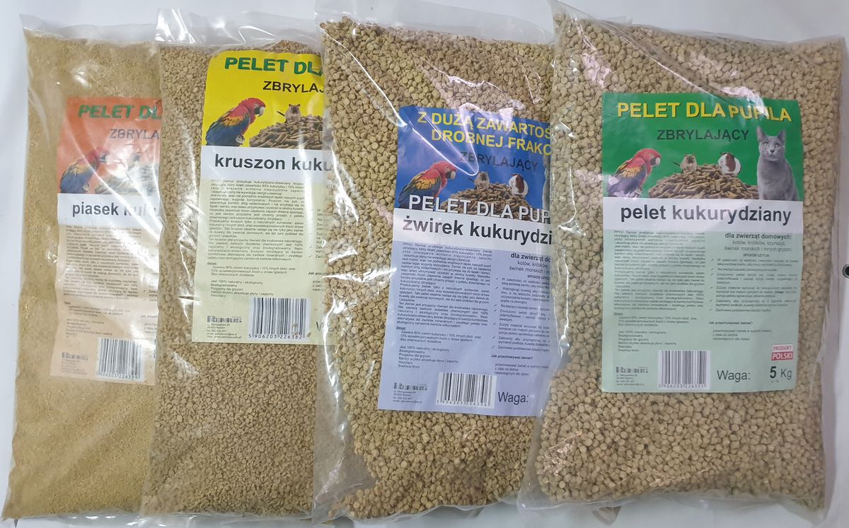 .Kukurydziany pellet dla kota zbrylający 9,8L - obrazek 5